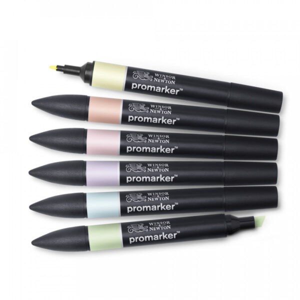 Winsor & Newton ProMarker Pastel Tones Set of 6 - Image 3