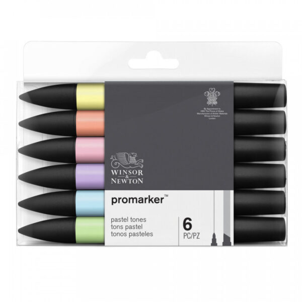 Winsor & Newton ProMarker Pastel Tones Set of 6