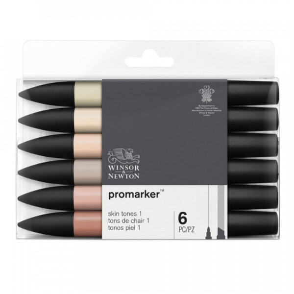 Winsor & Newton ProMarker Skin Tones Set of 6 #1