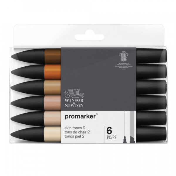 Winsor & Newton ProMarker Skin Tones Set of 6 #2