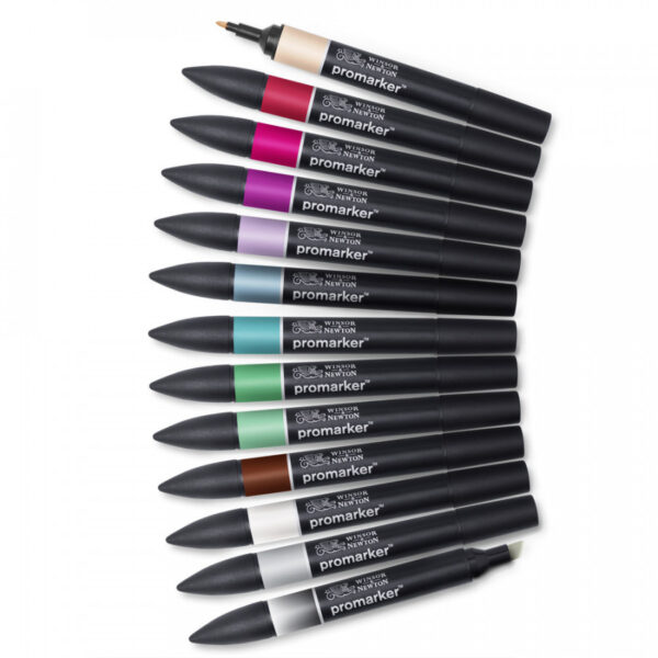 Winsor & Newton ProMarker 12+1 Manga Chibi Set - Image 3