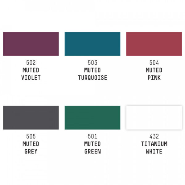 Liquitex Professional Heavy Body Acrylic Muted Set - 6 x 59ml - Image 4