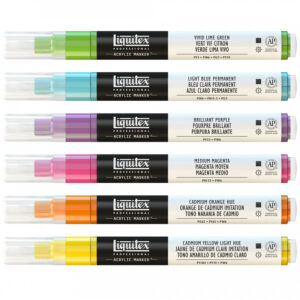 Liquitex Paint Markers 6 x 2mm Vibrants - Image 1