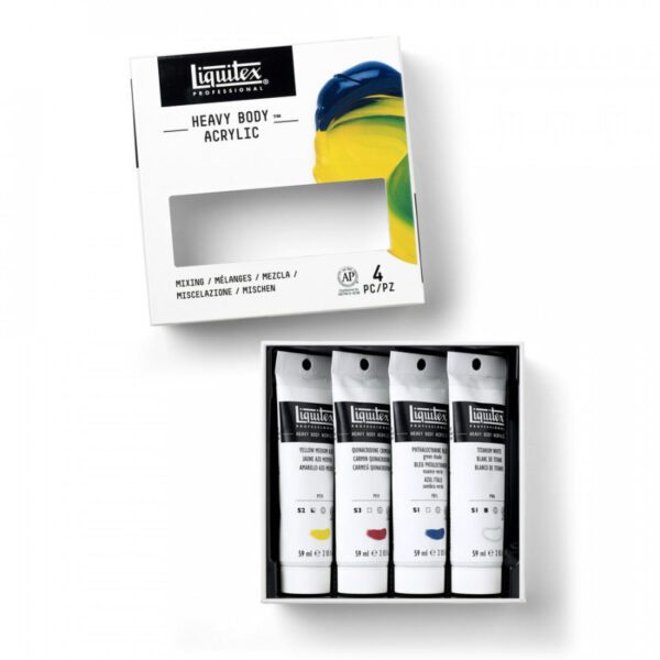 Liquitex Professional Heavy Body Acrylic Mixing Set - 4 x 59ml - Image 3