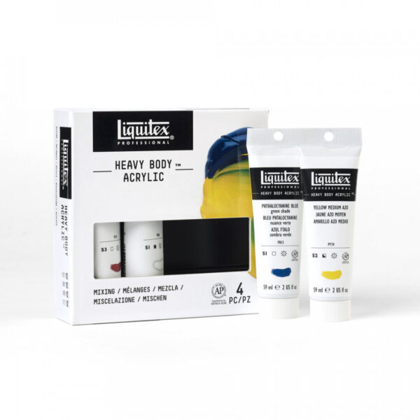 Liquitex Professional Heavy Body Acrylic Mixing Set - 4 x 59ml - Image 5