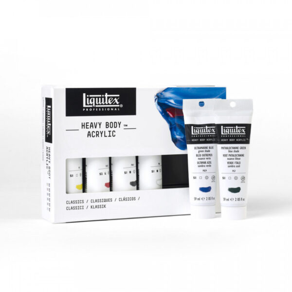 Liquitex Professional Heavy Body Acrylic Classics Set - 6 x 59ml - Image 5