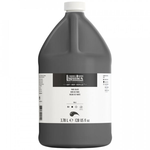 Liquitex Professional Soft Body Acrylic 3.78 Litre - Mars Black