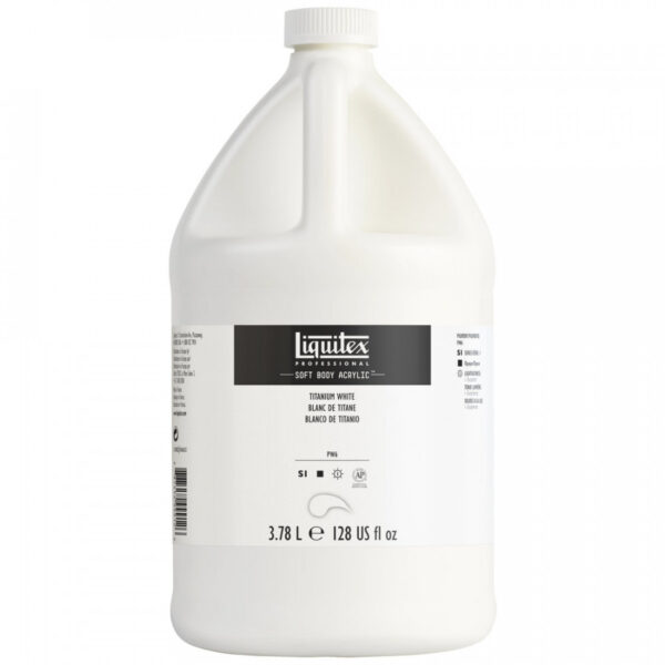 Liquitex Professional Soft Body Acrylic 3.78 Litre - Titanium White