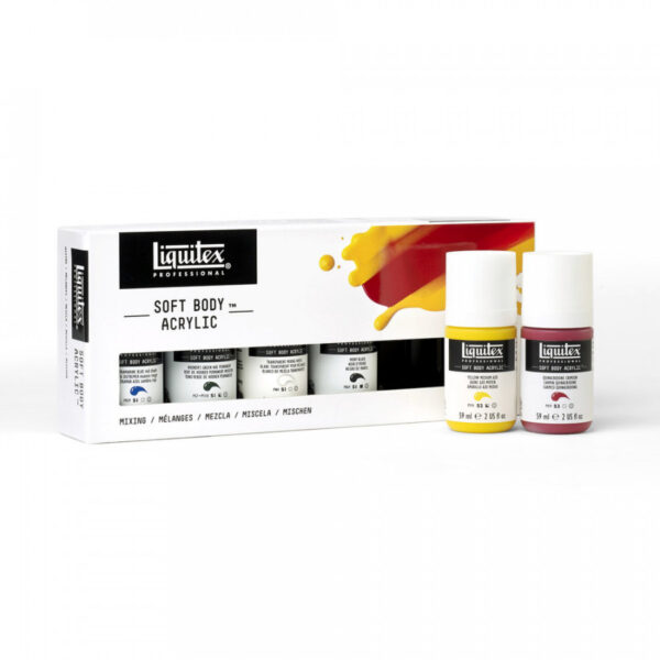 Liquitex Professional Soft Body Acrylic Mixing Set 6 x 59ml - Image 5