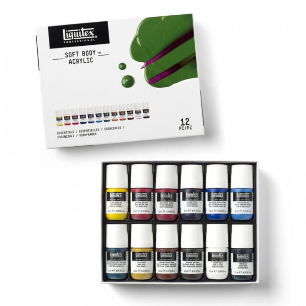 Liquitex Professional Soft Body Acrylic Essentials Set 12 x 22ml - Image 3