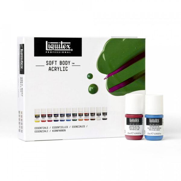 Liquitex Professional Soft Body Acrylic Essentials Set 12 x 22ml - Image 5