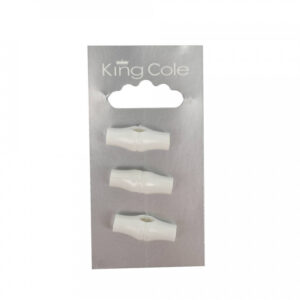 King Cole Toggles - White - Image 1