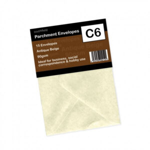 Southfield Parchment C6 Envelopes 90gsm - Antique Beige - Image 1