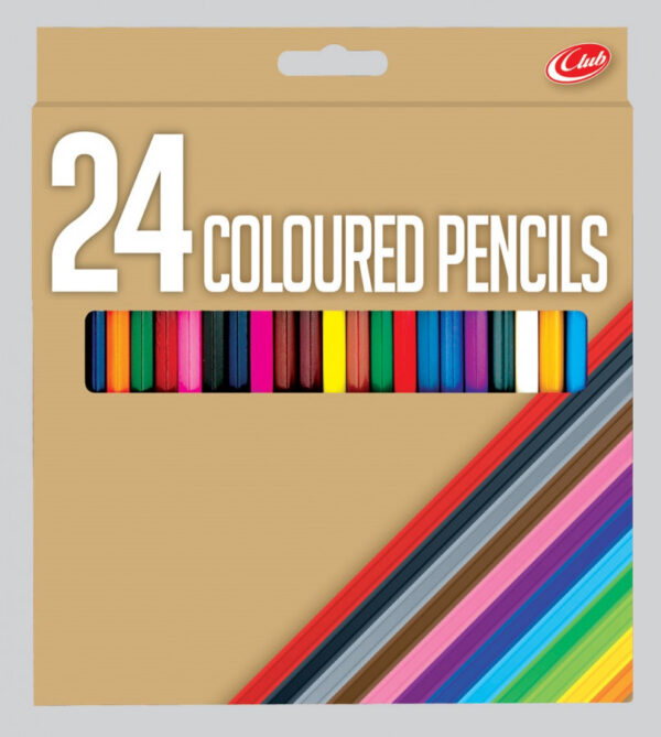 Club Coloured Pencils - Pack of 24