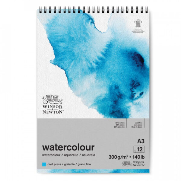 Winsor & Newton Watercolour Spiral Bound Pad 140lb/300gsm - Image 2