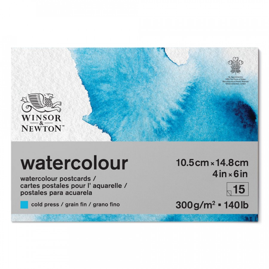 Winsor & Newton Watercolour Postcard Pad 140lb/300gsm
