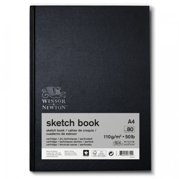 Winsor & Newton Hard Back Sketch Book 110gsm