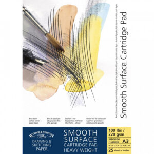 Winsor & Newton Smooth Surface Cartridge Pad 220gsm - A2 - Image 1