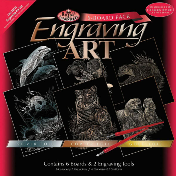 Royal & Langnickel Engraving Art Box Set of 6 Designs - Image 2