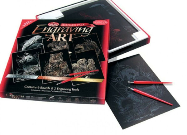 Royal & Langnickel Engraving Art Box Set of 6 Designs