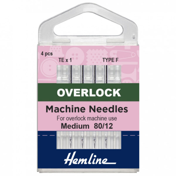Hemline Overlocker/Serger Machine Needles: Type F: 80/12: 5 Pieces