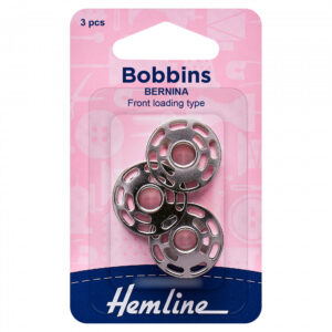 Hemline Metal Bobbin: Bernina - 8 Hole - Image 1