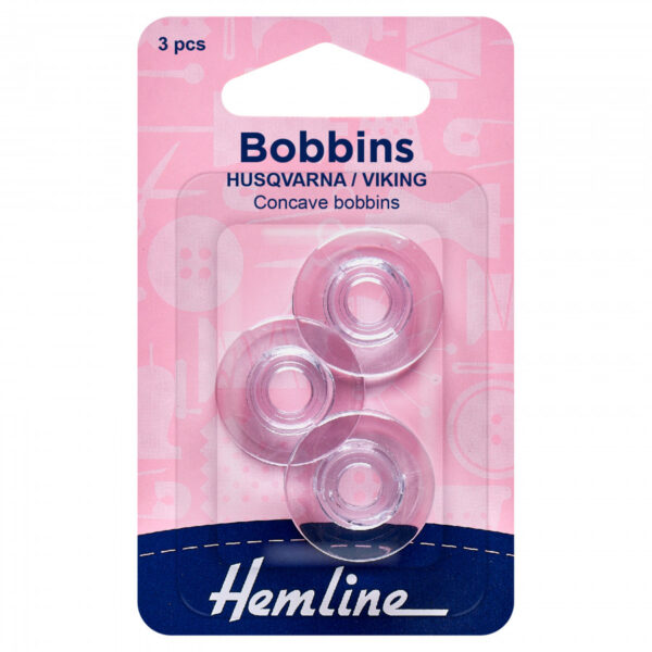 Hemline Plastic Bobbin: Husqvarna/Viking