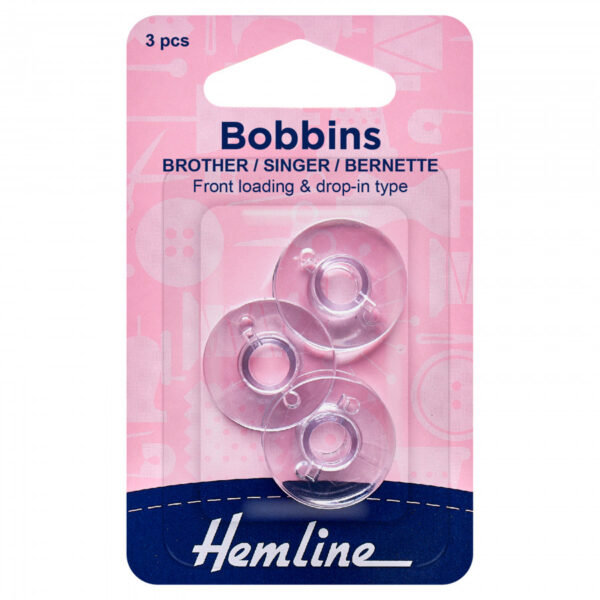 Hemline Plastic Bobbin: Vertical Load