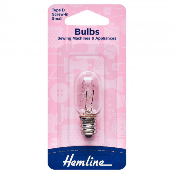 Hemline Sewing Machine Bulb: Screw-In: Small