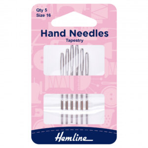 Hemline Hand Sewing Needles Tapestry Size 16 - Image 1