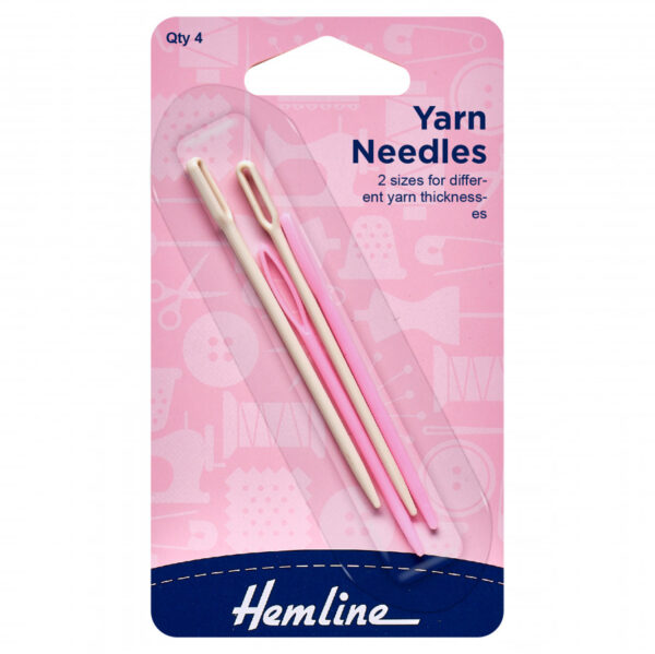 Hemline Hand Sewing Needles Plastic Wool & Yarn