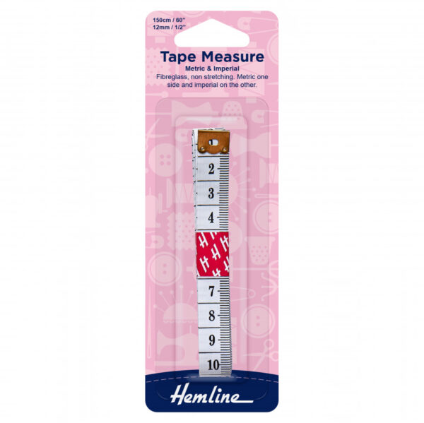 Hemline Budget Tape Measure (Metric & Imperial)