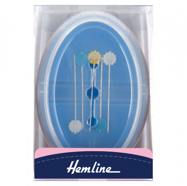 Hemline Magnetic Pin Dish & Storage Box