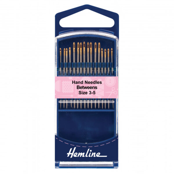Hemline Premium Hand Sewing Needles Betweens Sizes 3-5