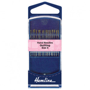 Hemline Premium Hand Sewing Needles Quilting Size 8 - Image 1