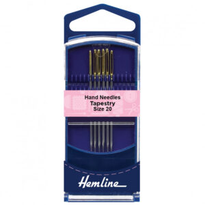 Hemline Premium Hand Sewing Needles Tapestry Size 20 - Image 1