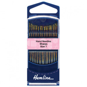 Hemline Premium Hand Sewing Needles Sharps Size 7 - Image 1