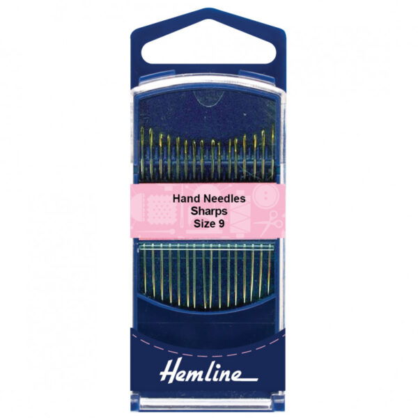 Hemline Premium Hand Sewing Needles Sharps Size 9