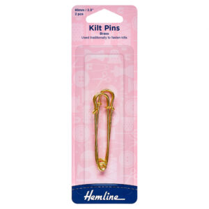 Hemline Gold Kilt Pins - 65mm - Image 1