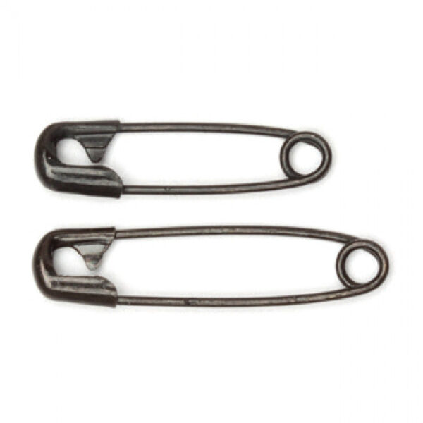 Safety Pins Assorted - Black (Pack of 50) - Image 2