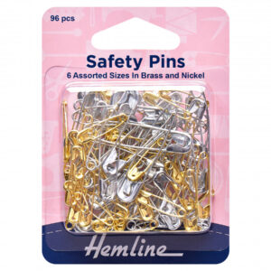 Hemline Assorted Safety Pins - Double Value Pack - Image 1