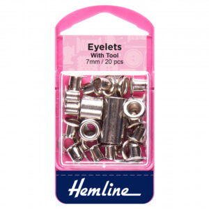 Hemline Eyelets - Nickel Silver - 7.0mm - Image 1