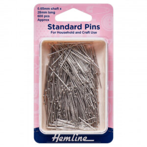 Hemline Economy Dressmakers Pins - 28mm Value Pack - Image 1