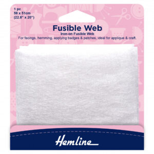 Hemline Fusible Web 58cm x 50cm - Image 1
