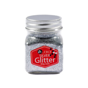 Jakar Fine Polyester Glitter 40g - Silver - Image 1