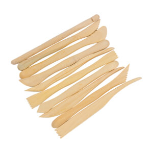 Wooden Modelling Tools - Set of 10 - Image 1
