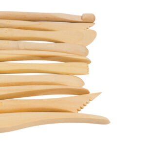 Wooden Modelling Tools - Set of 10 - Image 3