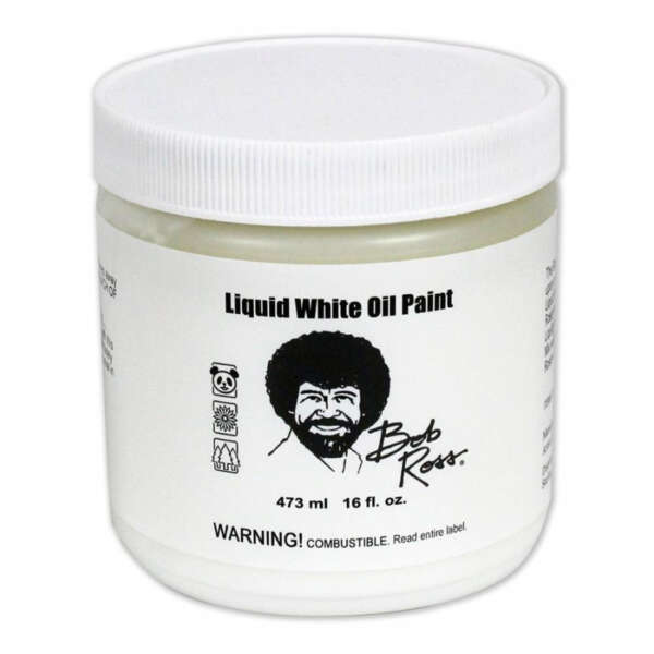 Bob Ross Liquid White Oil Paint Clark Craft Products