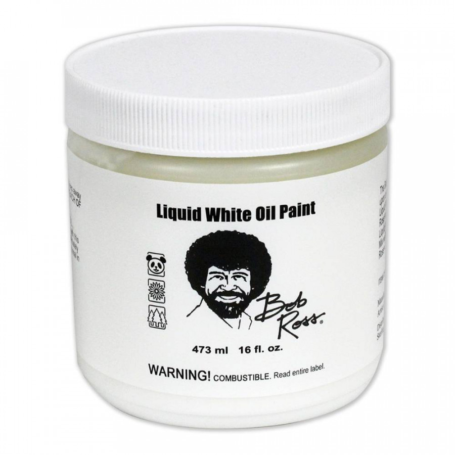 Bob Ross Liquid White Oil Paint Clark Craft Products