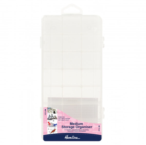 Hemline Plastic Storage Box - Medium